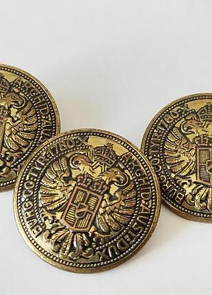 Вінтажні гудзики у вигляді австрійського талера. гудзики австрія