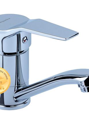 Смеситель mj ø40 для кухни гусак прямой 150мм на гайке aquatica mj-1b135c (9744100)