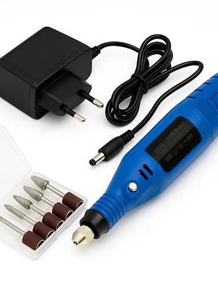 Фризер для маникюра smartus cbm-033, электрический фрезер для ногтей с подсветкой fw-13