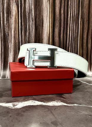 Ремінь, ремень hermes “h” buckle leather belt