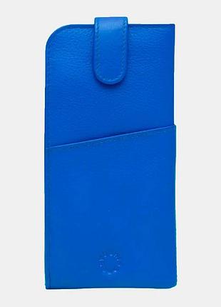 Шкіряний чохол для окулярів yoshi y4309 17 (blue)