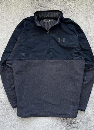 Under armour кофта флиска олимпа 1/3 zip sz m