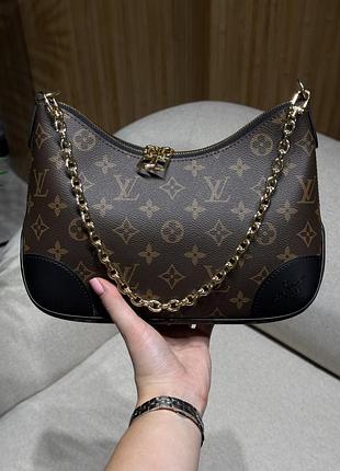 Сумка louis boulogne monogram vuitton canvas/black