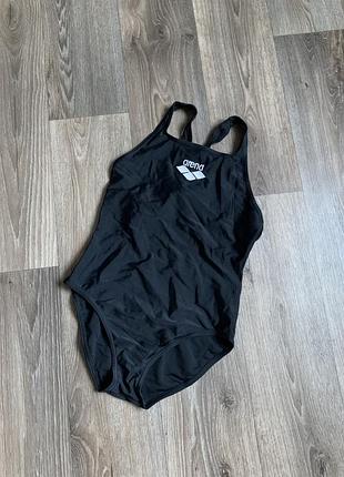 Купальник, чорний купальник, цільний купальник, купальник arena
