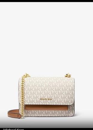 Сумка michael kors колір:бежево коричневий матеріал:шкірянастан:новий в упаковці