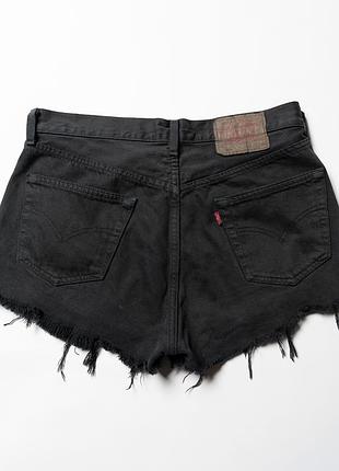 Levis vintage 97' black denim shorts [pwh017368]