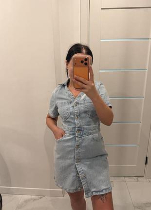 Джинсовий сарафан zara