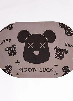 Діатомітовий овальний килимок good luck 38×58 (см) вологопоглинальнючий hp-42-56
