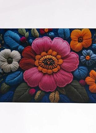 Килимок діатомітовий з 3d-ефектом embroidered bloomscape 58*38 см універсальний hp-42-31