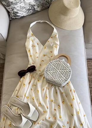 Сукня з лимонами сарафан плаття zara зара