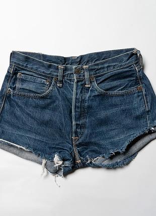 Levis vintage clothing big e selvedge denim shorts  [pwh017369]