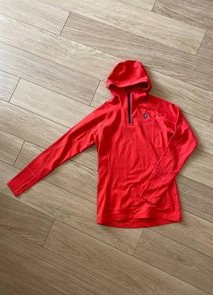 Scott defined mid women's pullover tomato red