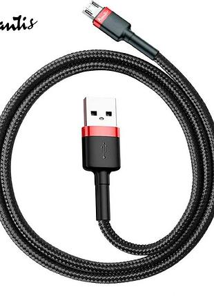 Кабель avantis ac-48m cool usb – micro- чорно-червоний