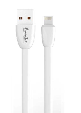 Кабель avantis ac-20i plane usb – lightning- білий