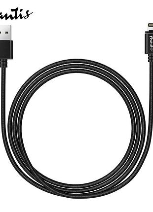 Кабель avantis ac-95i magjet usb – lightning- чорний