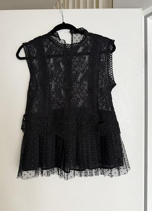 Блуза прозора zara