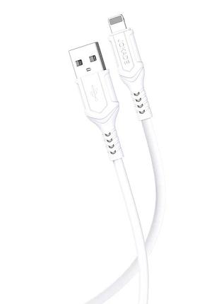 Usb кабель jokade ja010 lightning 3a/1м -білий