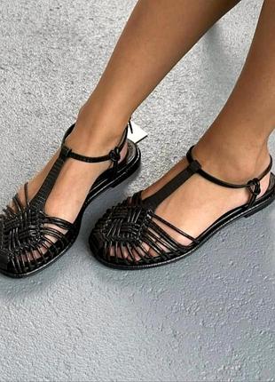 ♥️трендовые босоножки сандалии zara в идеале 39 г.