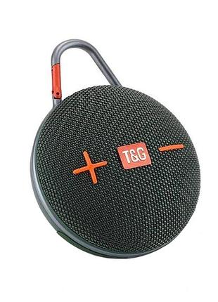Bluetooth колонка tg648 + fm радіо- зелений