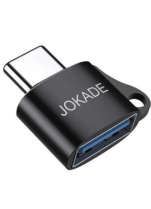 Перехідник jokade jc004 type-c – otg- чорний