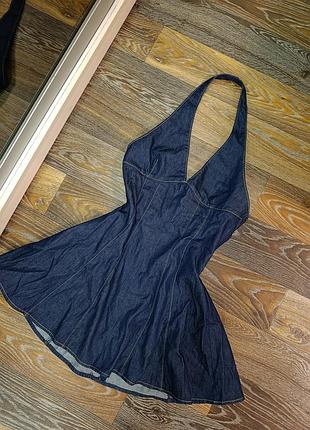 Джинсовый сарафан от zara