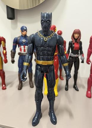 Оригінальна фігурка чорна пантера black panther hasbro marvel 30 см
