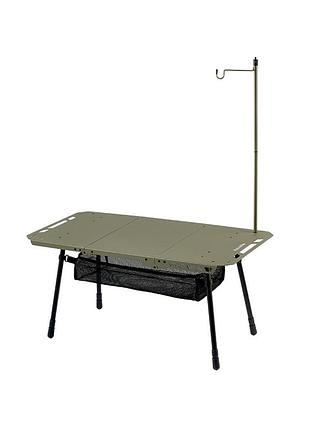 Складной стол naturehike cnk2450jj025, 80х40 см, алюминий, оливковый