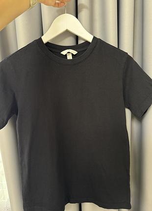 Чорна футболка h&m xs