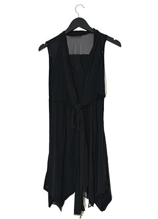 Чорна сукня з завʼязкою allsaints