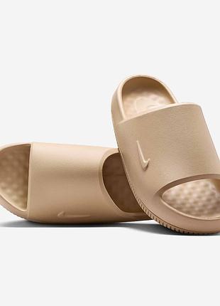 Шльопанці nike calm slide 2.0 linen. оригінал!!! устілка 25-25,5 см