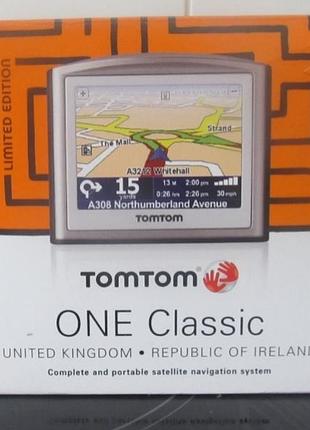 Портативный gps новигатор tom tom one.