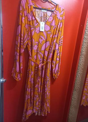 Сукня plus size papaya яскрава