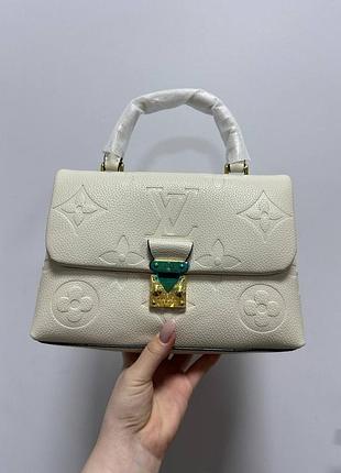 Louis vuitton nano madeleine cream monogram 24 х 16 х 7 см