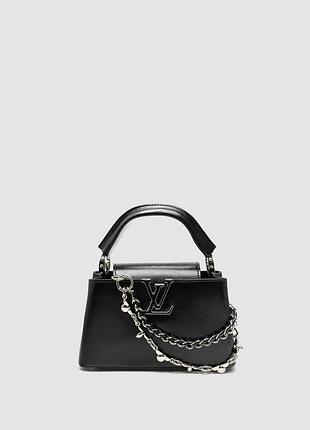 💎 louis vuitton capucines east-west mini black 22 х 12.5 х 8 см