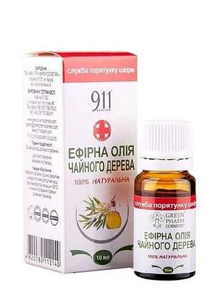 Ефірна олія чайного дерева 10мл тм green pharm