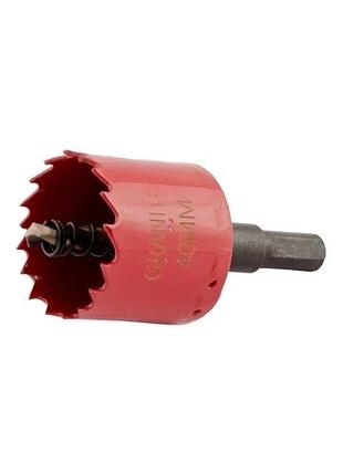 Свердло корончате granite bi-metal hss m42 40 мм 6-09-040
