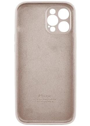 Чохол для смартфона silicone full case aa camera protect for apple iphone 12 pro 9,antique white