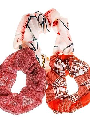 Резиночки для волосся scrunchies вільний образ