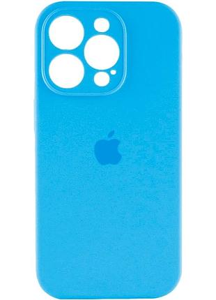 Чохол для смартфона silicone full case aa camera protect for apple iphone 13 pro 44,light blue