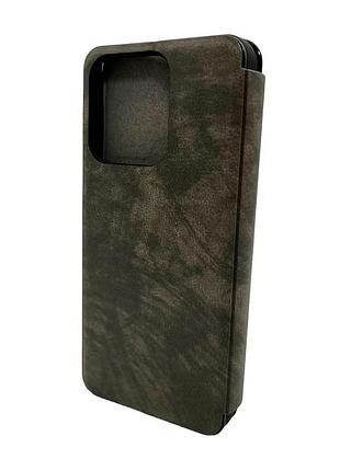 Чохол для смартфона leather premium for xiaomi redmi note 14 4g (europe version) grey