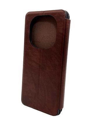 Чохол для смартфона leather premium for xiaomi redmi note 14 pro 4g red