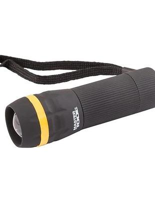 Ліхтар з регулюванням фокусу mastertool 103х31 мм led 3xaaa abs 94-0801
