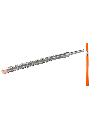 Бур для бетону granite sds-max 40×600 мм quadro s4 4-40-600