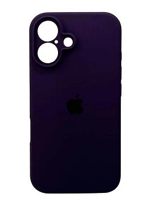 Чохол для смартфона silicone full case aa camera protect for apple iphone 16 59,berry purple