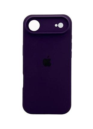 Чохол для смартфона silicone full case aa camera protect for apple iphone 17 air 59,berry purple
