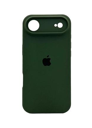 Чохол для смартфона silicone full case aa camera protect for apple iphone 17 air 31,dark green