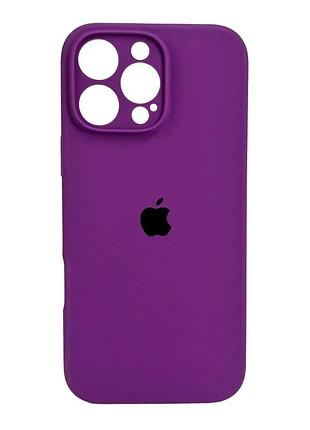 Чохол для смартфона silicone full case aa camera protect for apple iphone 16 pro 19,purple
