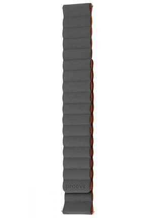 Ремінець ремінець proove silk grip band 20 mm gray/orange