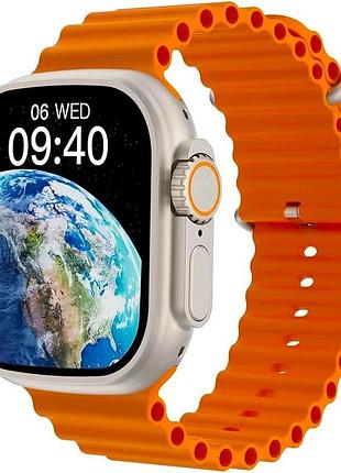 Смарт-годинник aspor watch ultra- срібло-помаранчевий