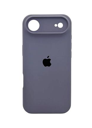 Чохол для смартфона silicone full case aa camera protect for apple iphone 17 air 28,lavender grey